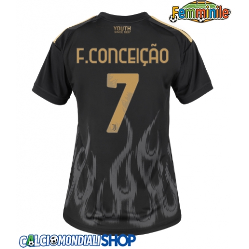 Maglie da calcio Juventus Francisco Conceicao #7 Terza Maglia Femminile 2026-27 Manica Corta
